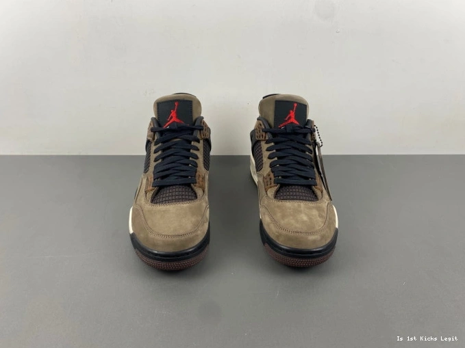TS Travis Scott AJ4-882335 Brown Jordan 4 Retro x Air 0703
